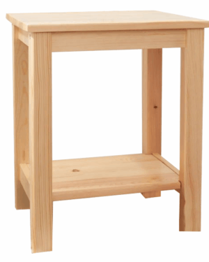 Jednoduchý nočný stolík FOSIL drevo / prírodná Kondela